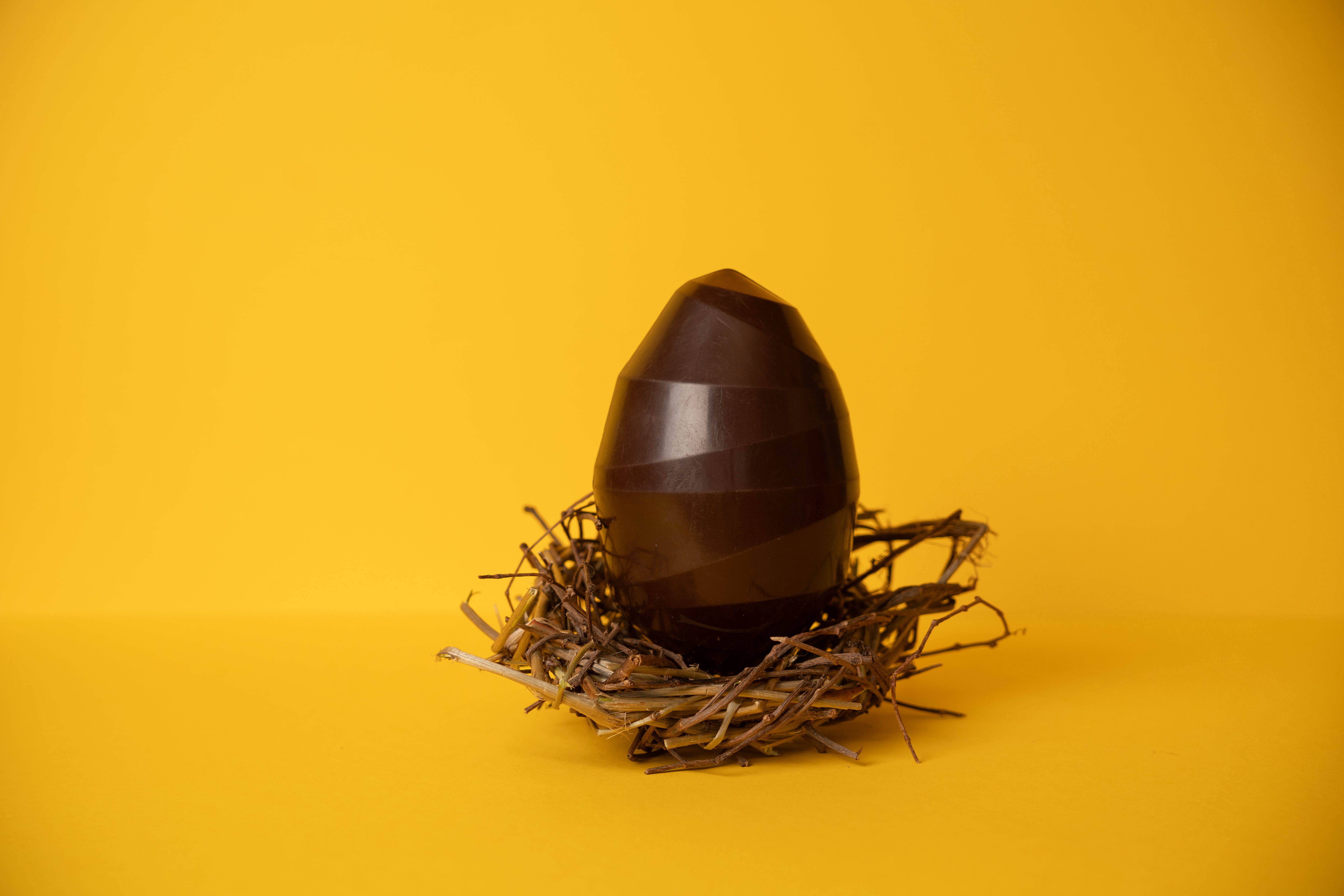 Œuf de Pâques Origami | Chocolat noir, lait bio et équitable