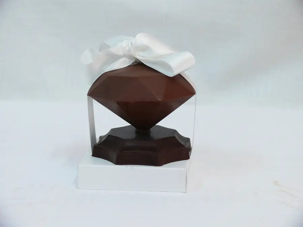 Diamant en chocolat noir bio | Fête des mères
