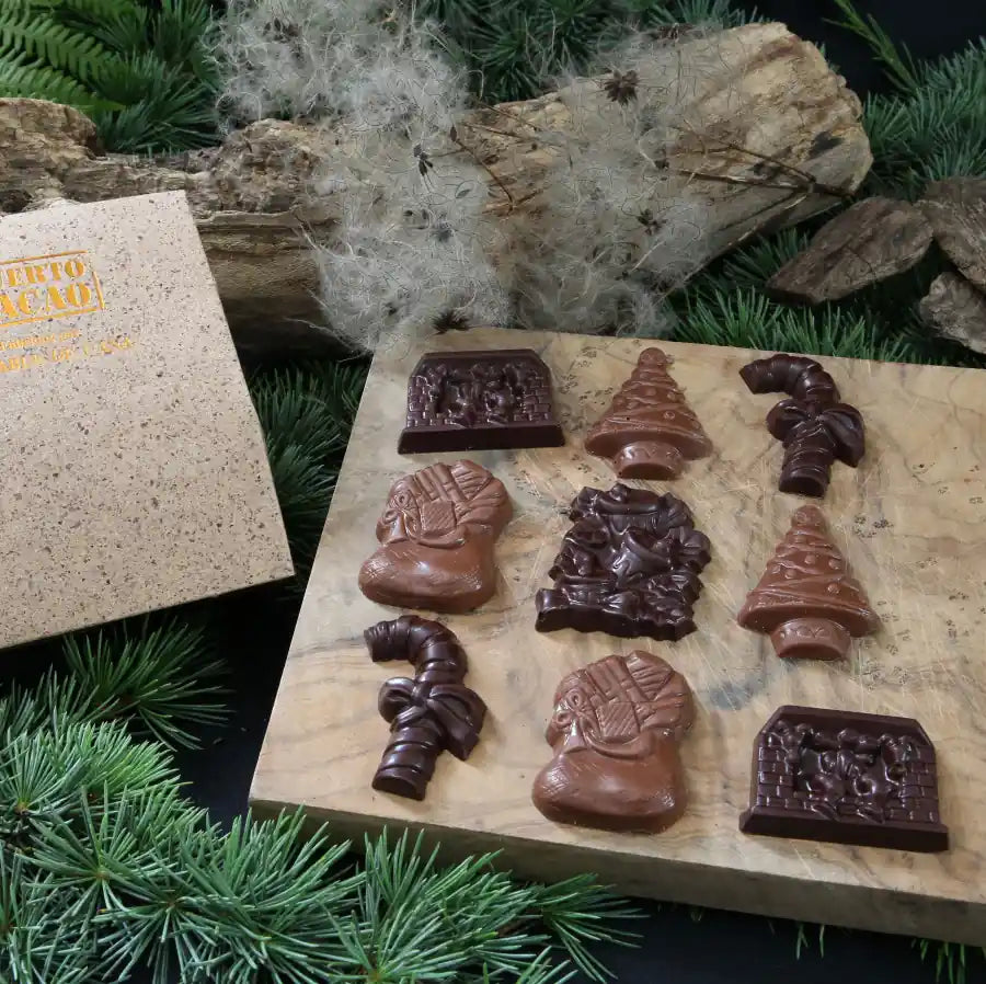Friture de Noël - Chocolat Noir, Lait et Blanc