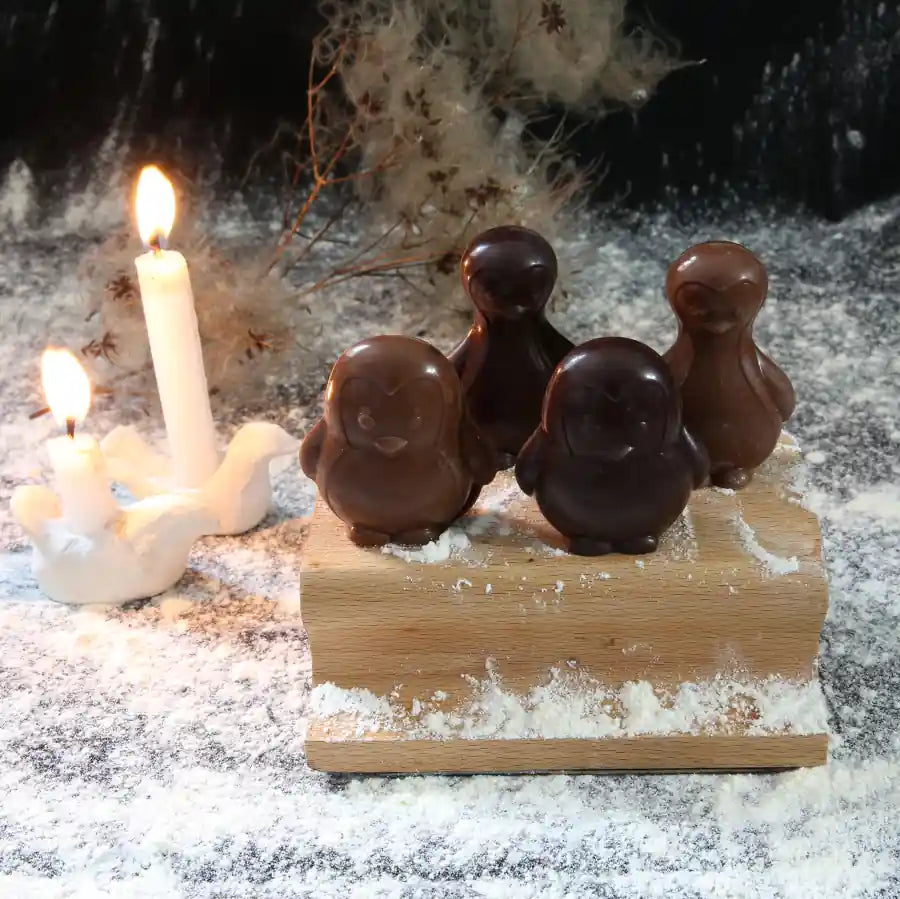 Manchots 2 chocolats