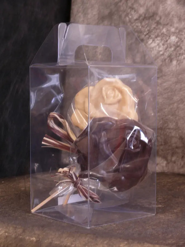 Roses en chocolat bio sucettes | Fête des mères