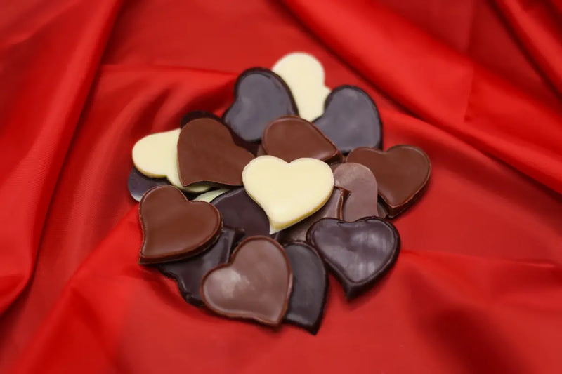 Coeurs aux 3 chocolats, bio. équitables et solidaires pour la Saint-Valentin